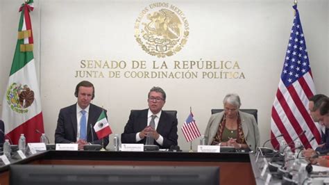Senadores de México y EU discuten sobre alerta de viajes, tráfico de ...