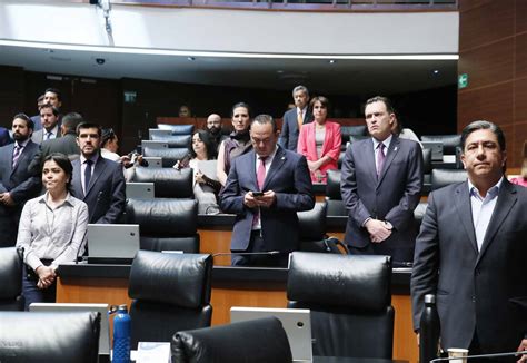 Senadores del PAN durante la sesión ordinaria | PAN SENADO 2022