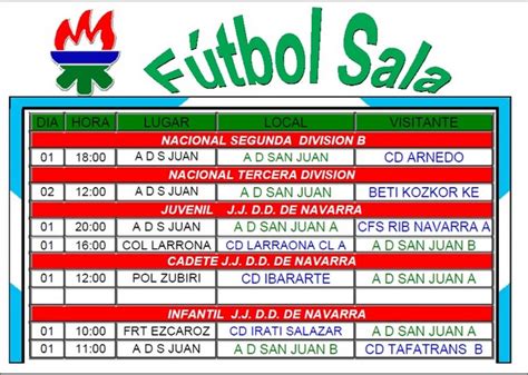 Señalamientos Fútbol Sala 27 02 2014   Agrupación Deportiva San Juan ...