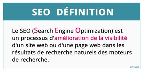 SEO définition : acronyme de Search Engine Optimization ...