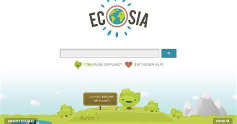 Sephatrad: Ecosia, el navegador de internet que planta árboles cuando ...