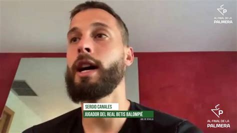 Sergio Canales, futbolista del Real Betis, habla sobre la ...