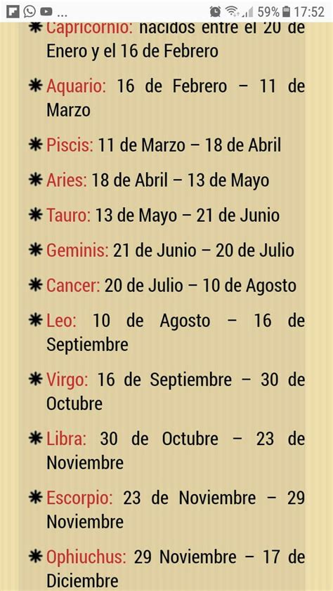 •Estas Son sus nuevas fechas del signo del zodiaco solo ...