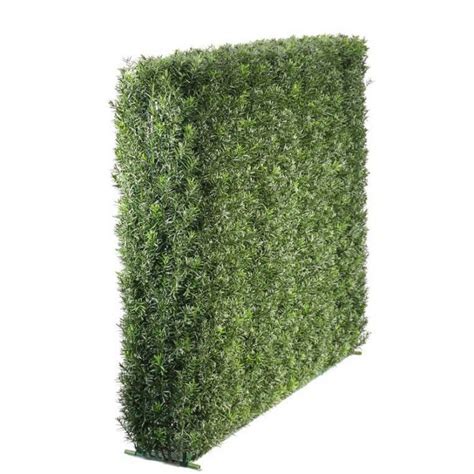 Seto ocultacion tejo artificial FANNO, exterior, verde, 100x80cm ...