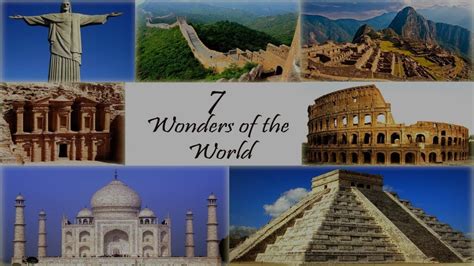 Seven Wonders of the World 2017 2018 | The classic seven ...