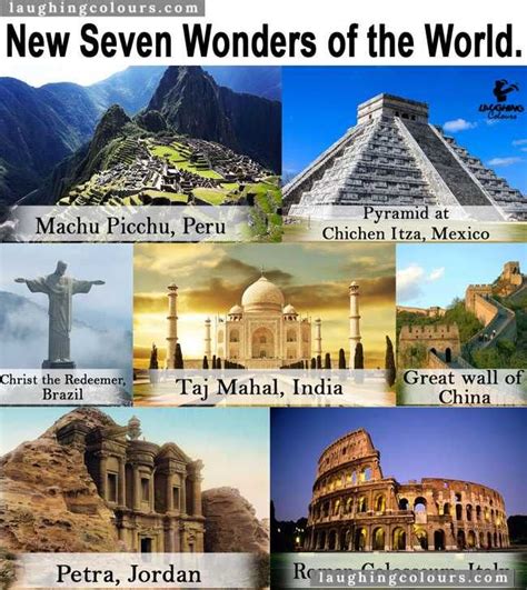 seven wonders of the world with names and pictures 2015 ...