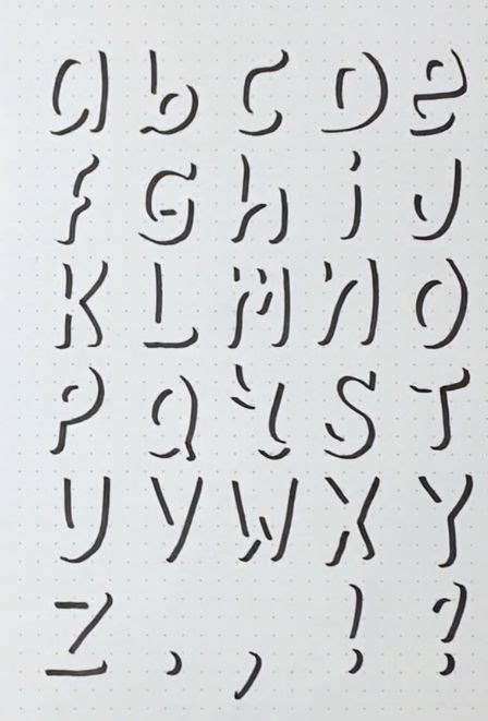 Shadow Alphabet | Font for Bullet Journal   YouTube ...