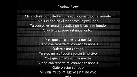 Shadow Blow una novela letra   YouTube