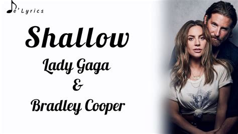 Shallow   Lady Gaga & Bradley Cooper  Lyrics    YouTube