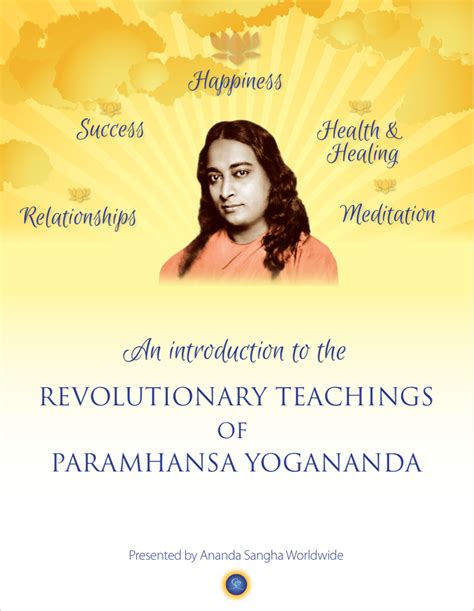 Sharing the Heart of Yogananda PDF Booklet — Ananda