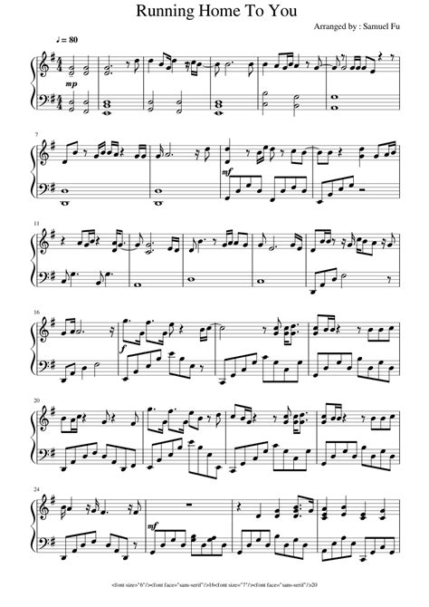 Sheet music made by k0nrat for Part_1 | Sheet music, Piano ...