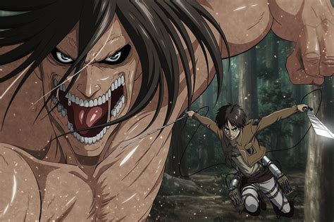 Shingeki No Kyojin Eren Titan Anime Poster – My Hot Posters