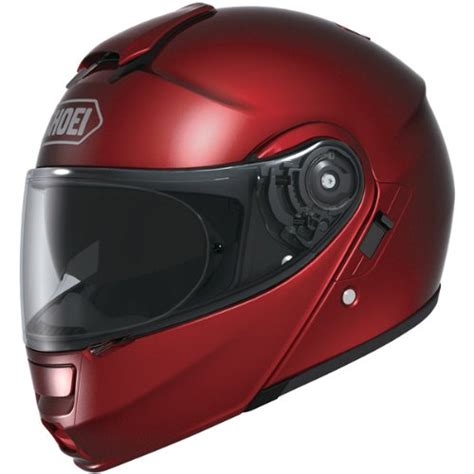 Shoei Neotec Modular Helmet  LARGE   WINE RED ...