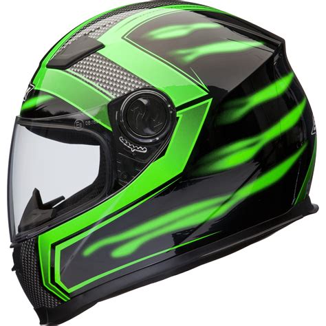 Shox Sniper Skar Green Motorcycle Helmet Scooter Full Face ...