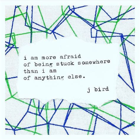 “I Keep Trying, But I Can’t Run Away from Myself”  J. Bird ...