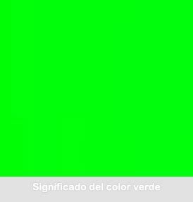 Significado del color verde Psicología de los colores