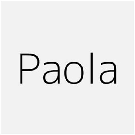 Significado del nombre Paola   Significadodenombres.wiki