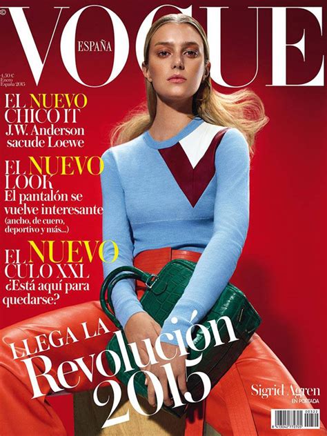 Sigrid Agren in Loewe for Vogue Spain