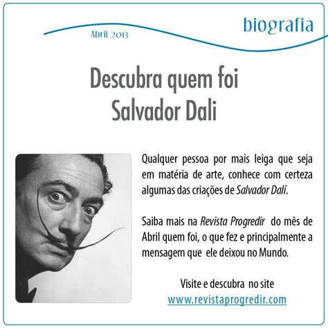 Silêncios que Falam: Salvador Dalí  Biografia