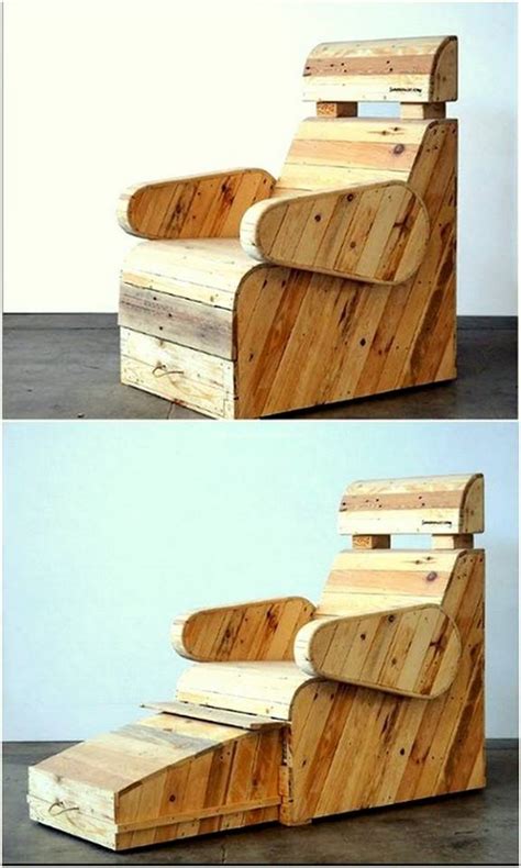 Sillones, asientos, sillas y reposeras hechas con pallets de madera ...