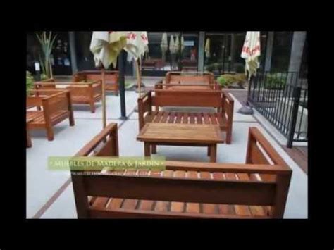 Sillones de madera   Muebles de madera y jardín .COM   YouTube