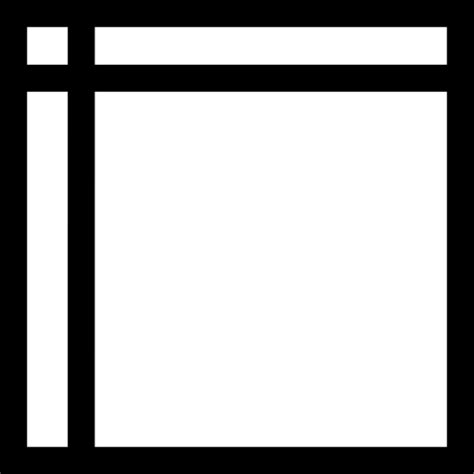 Símbolo cuadrado layout | Icono Gratis
