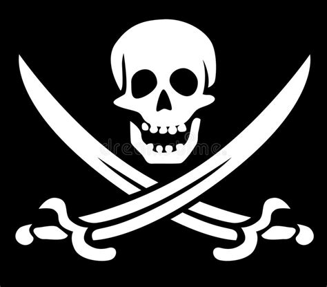 Símbolo del pirata ilustración del vector. Ilustración de ...