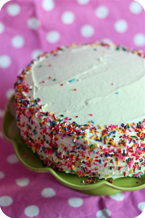 Simple Homemade Birthday Cake   littlelifeofmine.com