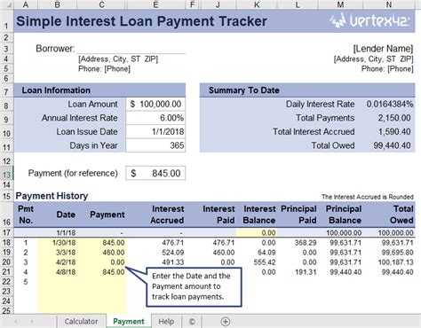 Simple Interest Loan Calculator   How it Works