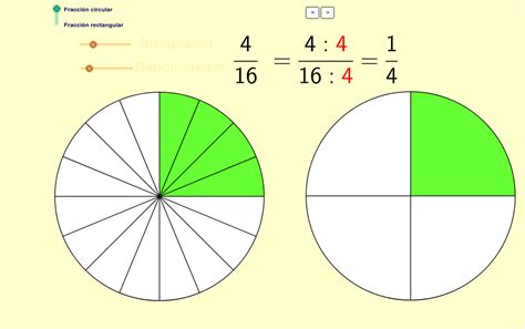 Simplifica de fracciones – GeoGebra