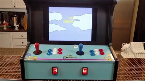 Simpsons 2 Player Bartop Arcade Cabinet   YouTube