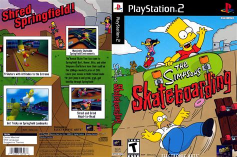 Simpsons Skateboarding Playstation 2 game box | Mini pack ...