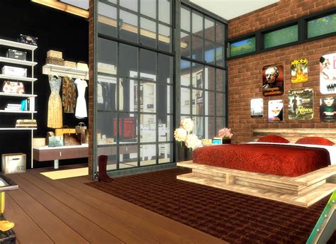 Sims 4. Industrial Style Loft.