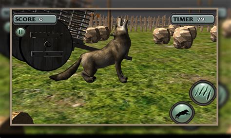 Simulador de lobo 3D   juego de simulación de escape Animal: Amazon.es ...