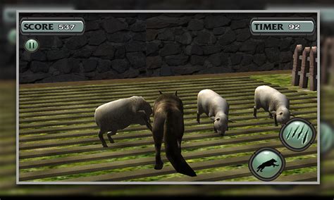 Simulador de lobo 3D   juego de simulación de escape Animal: Amazon.es ...