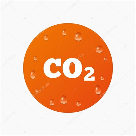 Sinal de fórmula de dióxido de carbono CO2 — Vetores de ...