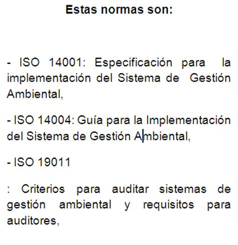 Sistema de Gestión Ambiental, ISO 14000   Monografias.com