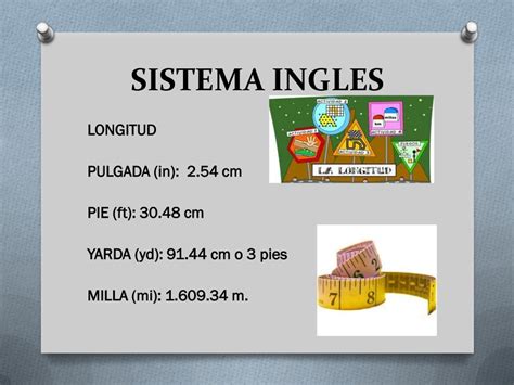 Sistema internacional de medidas y sistema ingles