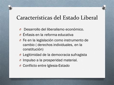 Sistema liberal: definición y características
