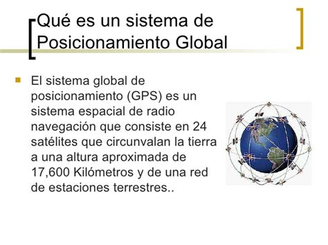 Sistemas De Posicionamiento Global  Gps