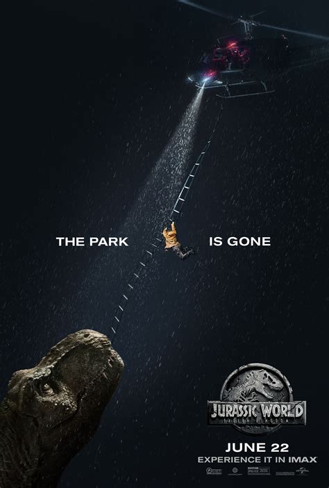 ‘Jurassic World: El Reino Caído’ estrena póster IMAX