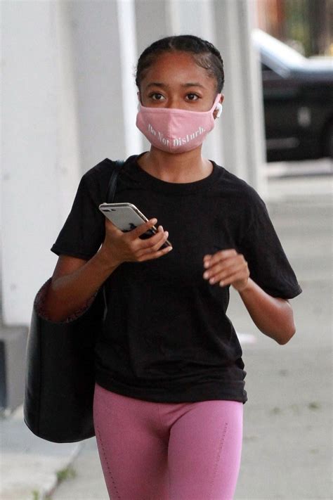 SKAI JACKSON Arrives at DWTS Studio in Los Angeles 09/25 ...