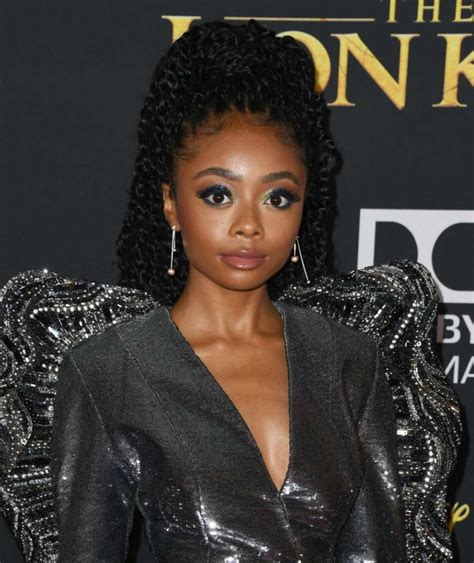 Skai Jackson Attends The Lion King Premiere at Dolby ...