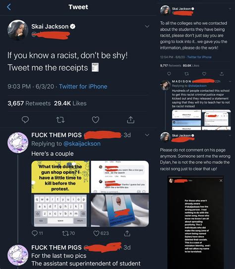 Skai Jackson recruiting her fans to dox “racist” minors ...