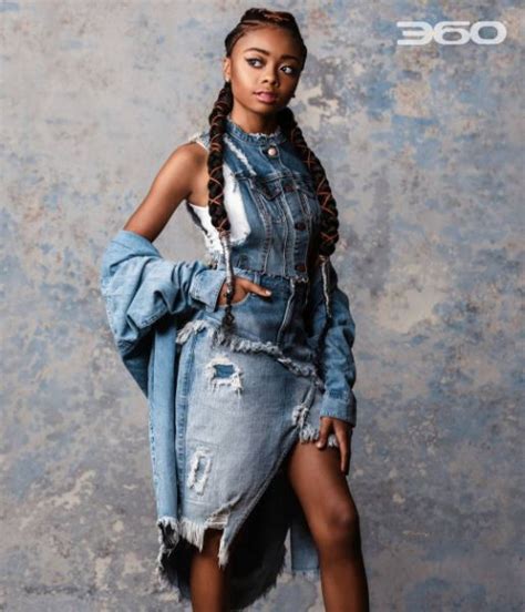 SKAI JACKSON TAKES DENIM TO NEW HEIGHTS IN CURRENT ISSUE ...