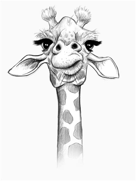 Sketch Giraffe  T shirt by JonThomson #Aff , #Sponsored ...