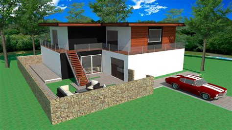 Sketchup Diseñando Casa contemporánea 2   No es un tutorial | Diseños ...