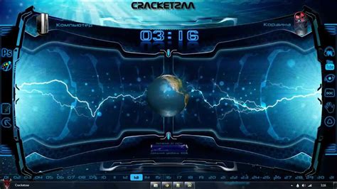 Skins rainmeter   Preview Escritorio Futurista 2 ...