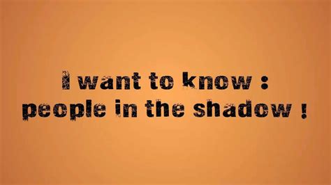 Skip the use   People in the shadow [Paroles   Lyrics ...