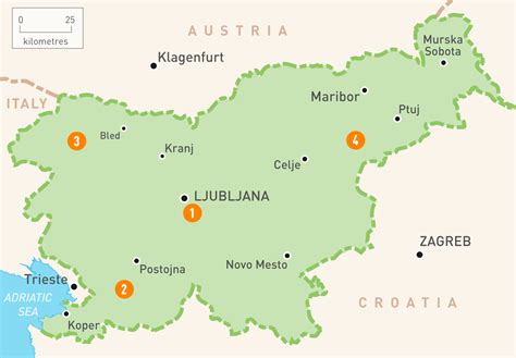 Slovenia Map   Fotolip